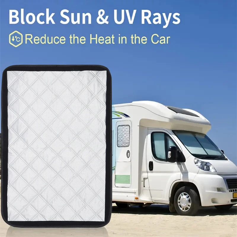 

Roof vent sunshade Reflective vent hood for caravan camper trailer Foldable heat shield Outdoor travel venting accessories