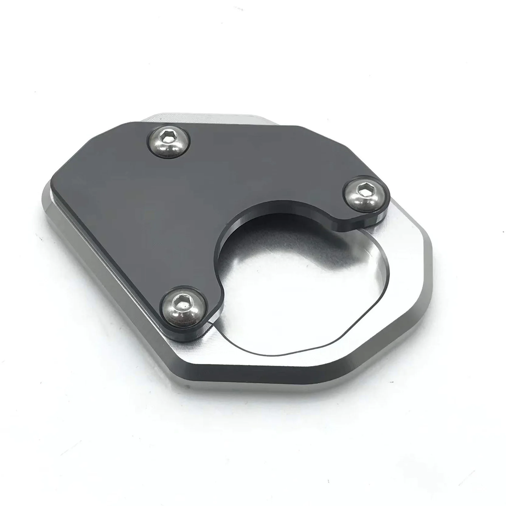 For Trident 660 2021 2022 Motorcycle Kickstand Foot Side Stand Extension Enlarge Pad Support Plate Titanium