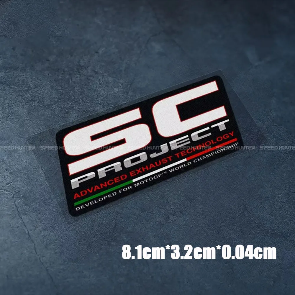 Moto Exhaust Pipe Reflective Stickers  Suitable for SC Project Exhaust Pipes Waterproof and Heat Resistant Decoration Stickers