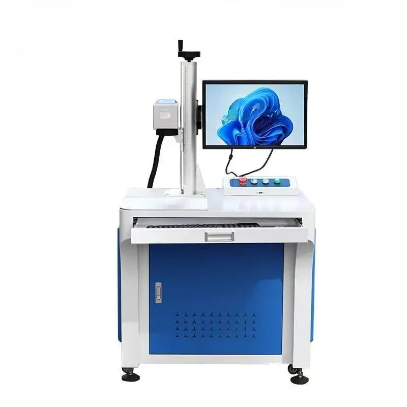 3W 5W UV With Visual CCD Positioning System Automatic Identification Uv Vision Laser Marking Hine
