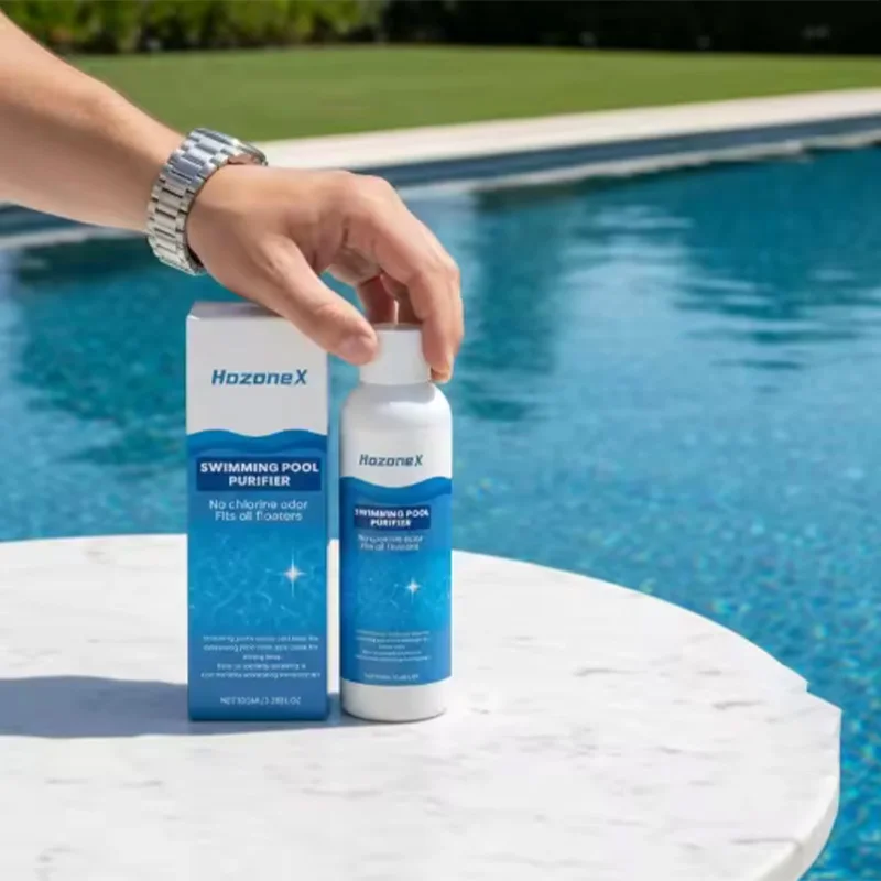 Efficient Pool Purifier Liquid Odor Eliminator Fast Dissolve Water Clarifier Dirt Cleaning Solution For Swimming Pool cleaning