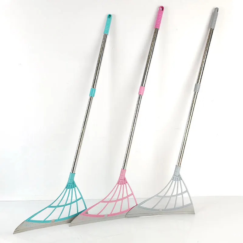 Magic Wiper Lazy Broom Silicone Scraper Broom Cleaning Bathroom Glass Squeegee OnePiece Wipe Mop Household Broom Splicing Broom