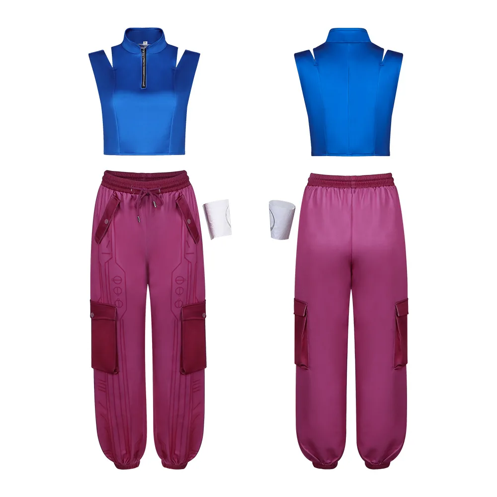 Movie Z4 Victor Cosplay Costume Adult Kids Zombies 4 Addison Cosplay Z4 Nova Clothes Halloween Comic Con Role Play Uniform