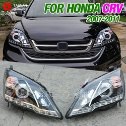 Eagle Eye Headlights for CRV 2007-2011 LED Head Lamp with Daytime Runninglight Steamer Type Turn Signa 2 PCS