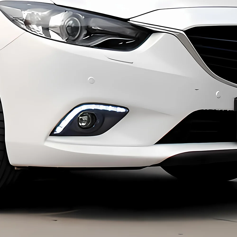 

For Mazda Atenza 2014-2016 Car DRL Front Bumper Upgrade LED Flashing Daytime Running Light Assembly Plug and Play Accessories