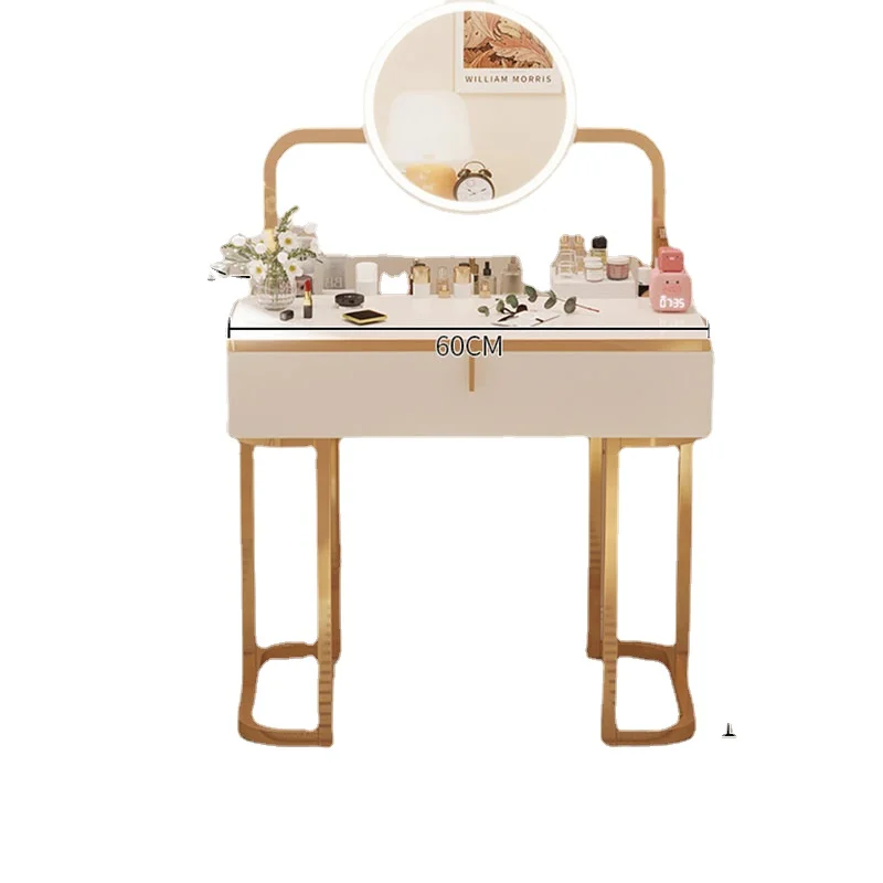 Table de maquillage minimaliste européenne moderne nordique, meubles de chambre à coucher, égouts de proximité blancs, filles