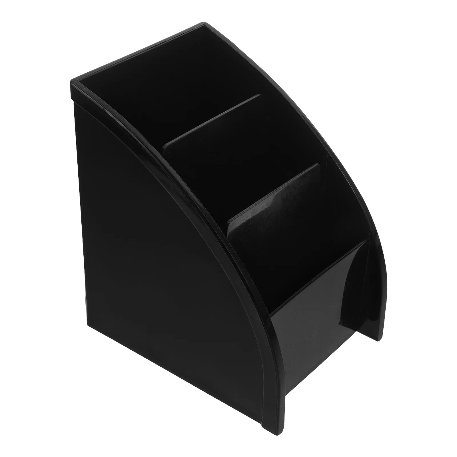 

Desktop Storage Case Plastic Phone Storage Box Remote Control Organizer Office Table Holder Home Decoration File Box White