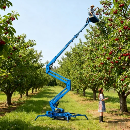 2026 New Model Mobile Construction Equipment Aerial Platform Towable Boom Lift For Sales