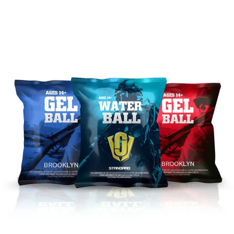 ZHENDUO 7-8MM 6000pcs Extra Hard Gel Ball Hardened Crystal Bomb for Jinming Water Toy Gun Accessories