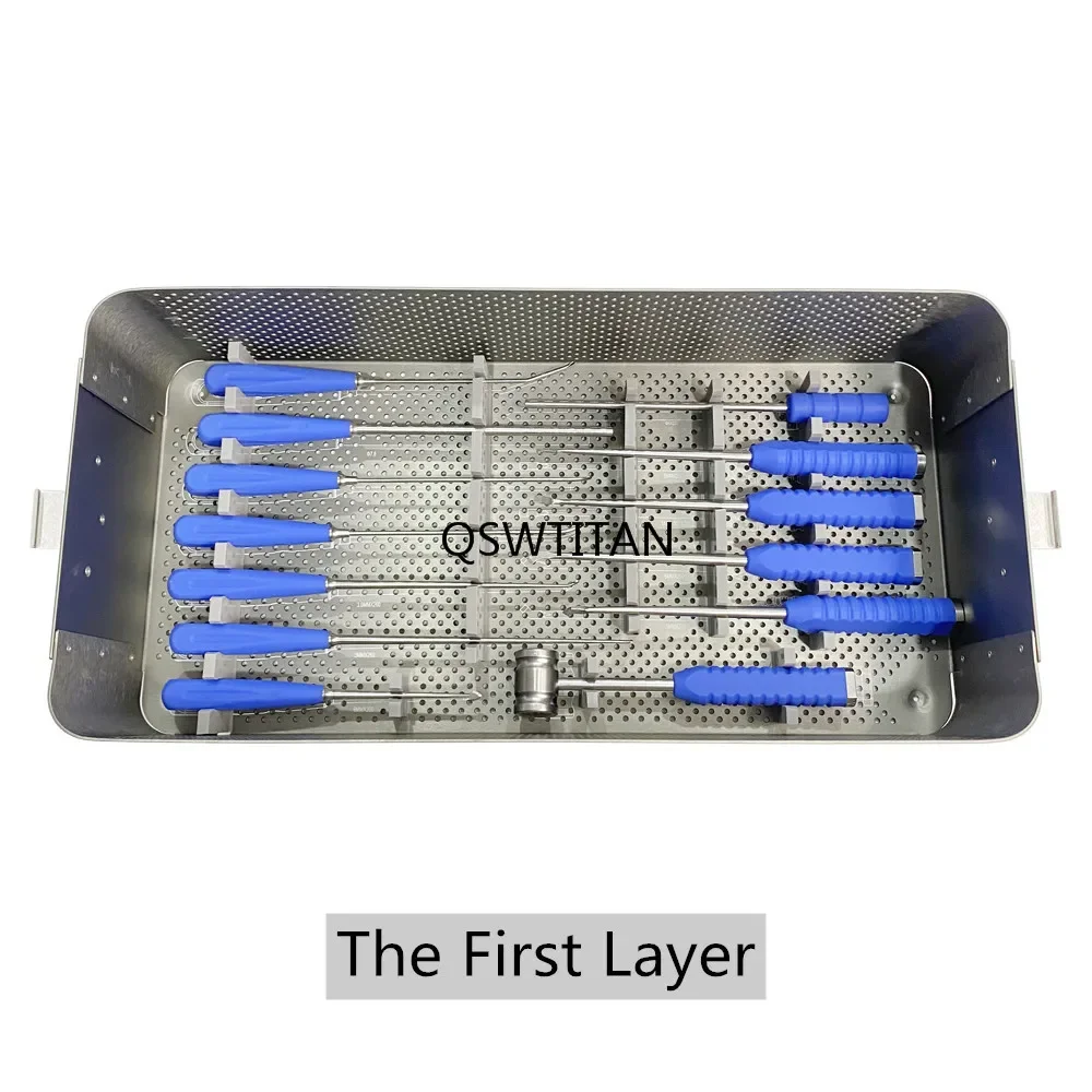 UBE Unilateral Biportal Endoscopic Spinal Instrument Set Autoclavable with Sterilization Tray Case Endoscopy Surgical Tools