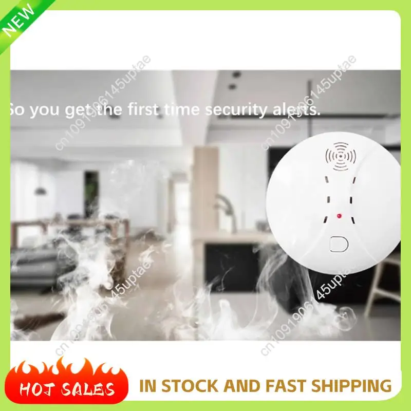 N88R Smoke Alarm Detectors Wireless Smoke Detectors For Tuya WIFI GSM Home Security Alarm Systems