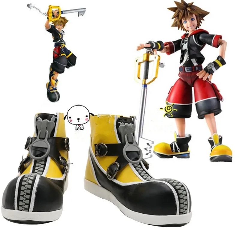 LQSBluuCosplay Game Kingdom Hearts  2 Sora Cosplay Shoes