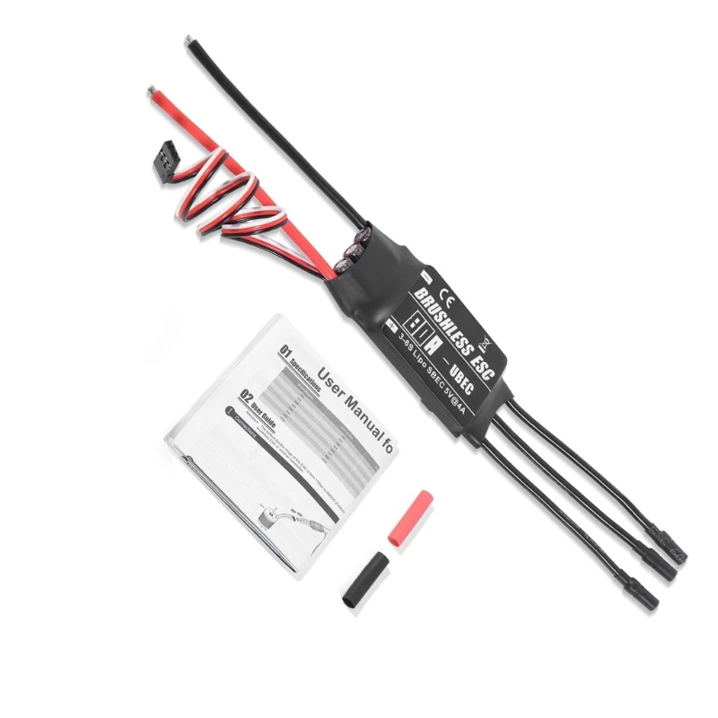 

Q2Q4 Brushless Electronic Speed Controller 20A to 80A for Helicopter Aircraft