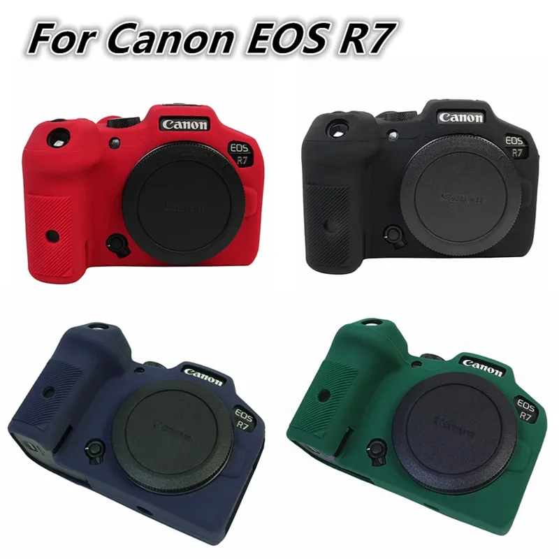 For Canon EOS R7 protector camera bag anti-skid texture design silicone Armor Skin case protective body cover