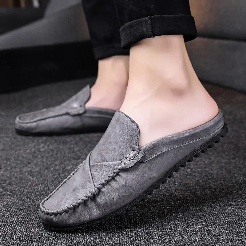 الرجال في الهواء الطلق المشي المتسكعون تنفس رجالي النعال خفيفة مريحة أحذية الأخفاف غير رسمية للرجال بوتاس الفقرة Hombre Zapatos #5