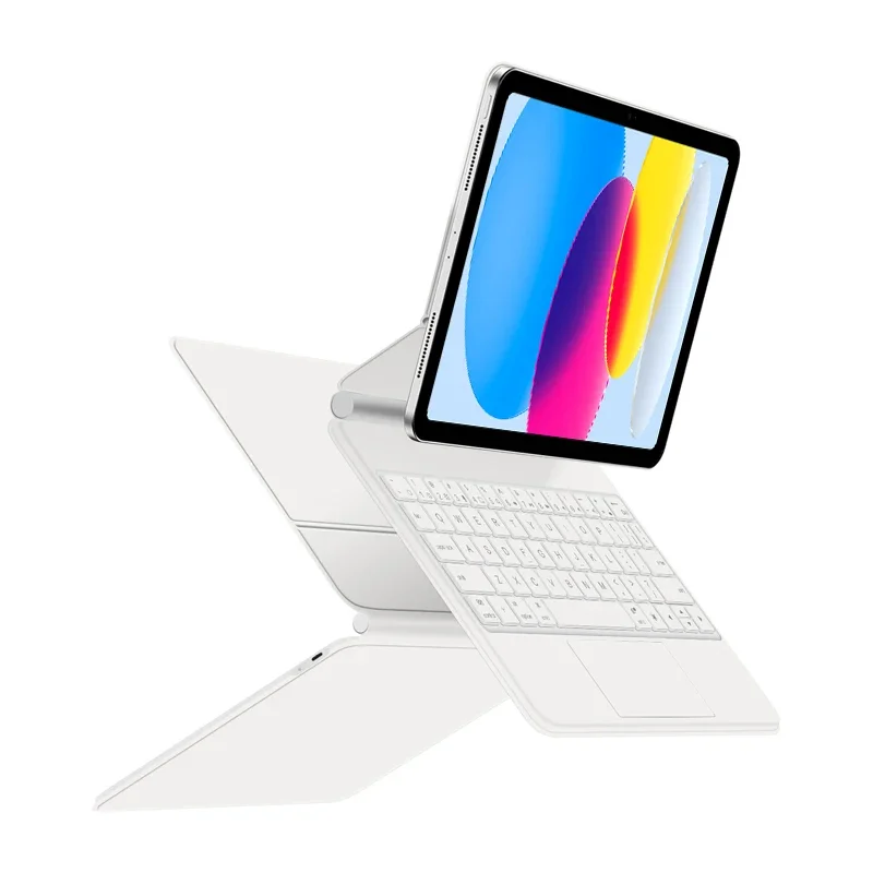 Magic Keyboard Folio voor IPad Pro 11 12.9 Air 4 Air 5 voor IPad 11e 10e generatie A16 2025 Pro 12.9 3e generatie Smart Cover magnetische behuizing