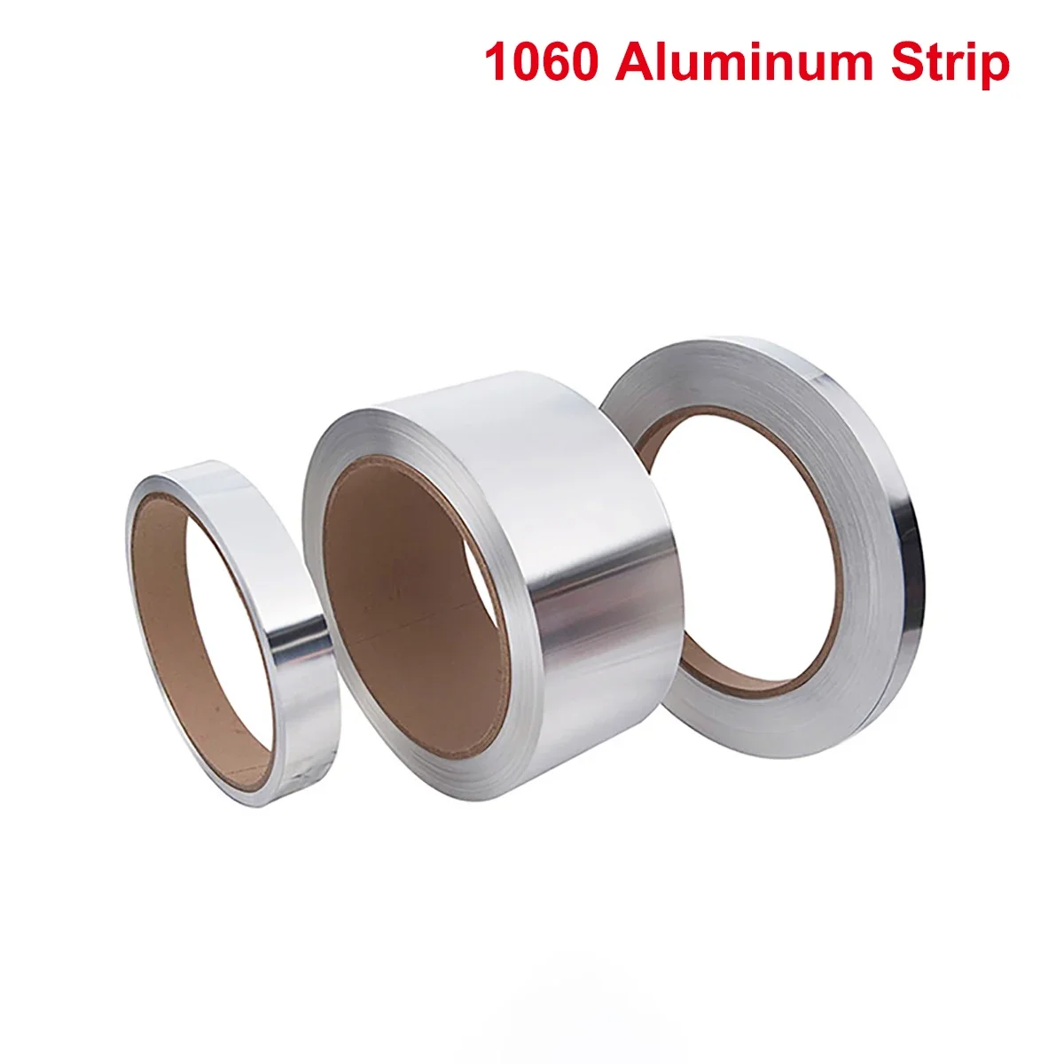 5M 1060 Aluminum Strip Thick 0.1mm - 2mm Width 10 15 20 25 30 40 50 60mm Aluminum Foil Thin Sheet Plate for DIY Material Washer