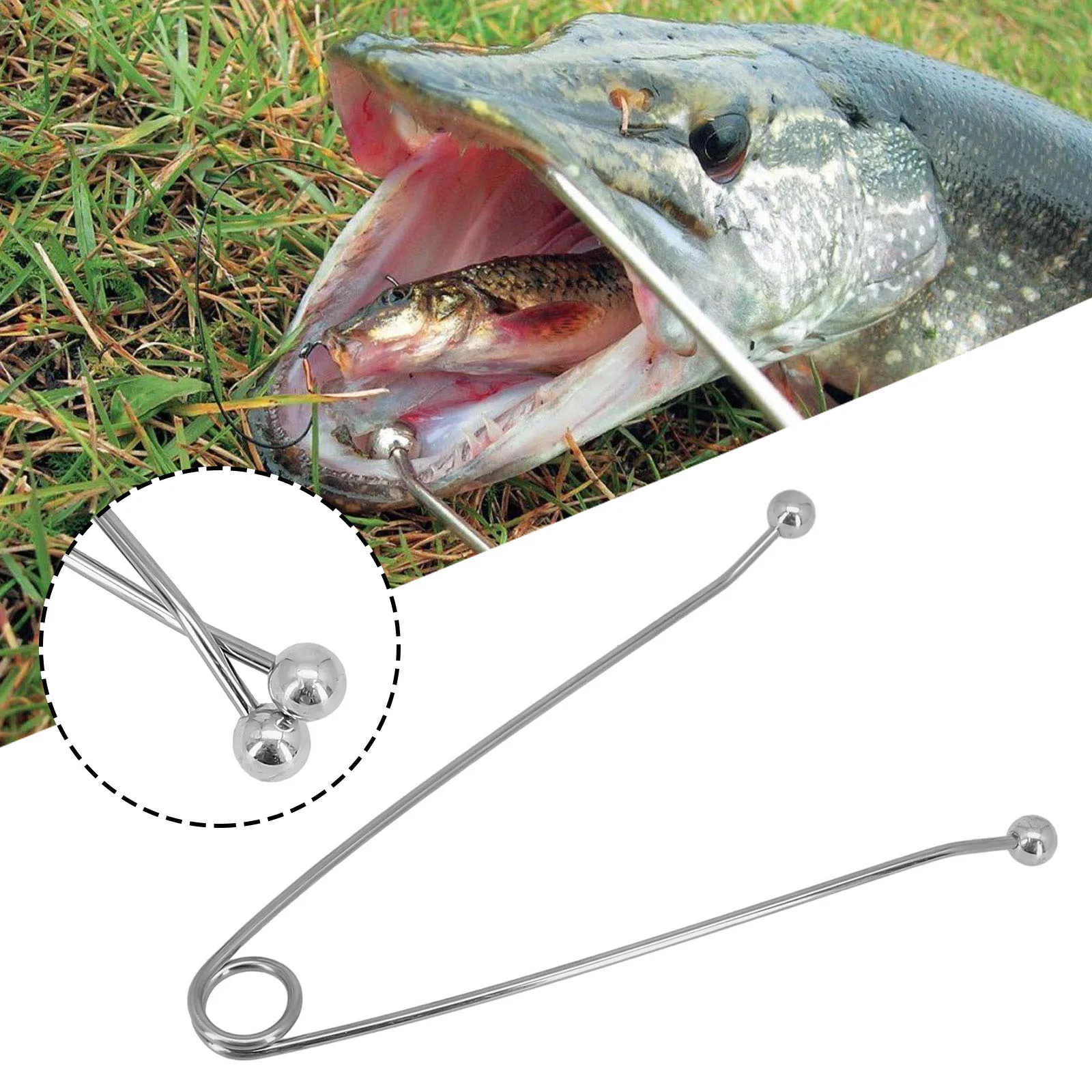 1 Pc Fish Mouth Opener Strong Elasticity Fish Mouth Opener Spreader Gripper Fishing LureTool Tackle Unhooking Device Accessories