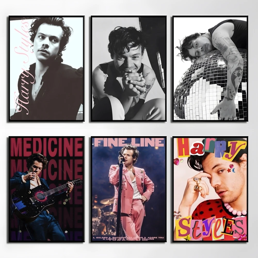 Singer H-harry Styles Poster Elegant And Affordable Wall Art Stickers For Dormitory Living Room And Bedroom Spaces