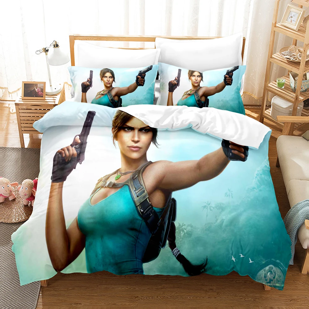 New 2027 Legacy Of Atlantis 3D Print Duvet Cover Set Polyester Bedding Set Duvet Cover + 2 Pillowcases Home Bedroom Decor