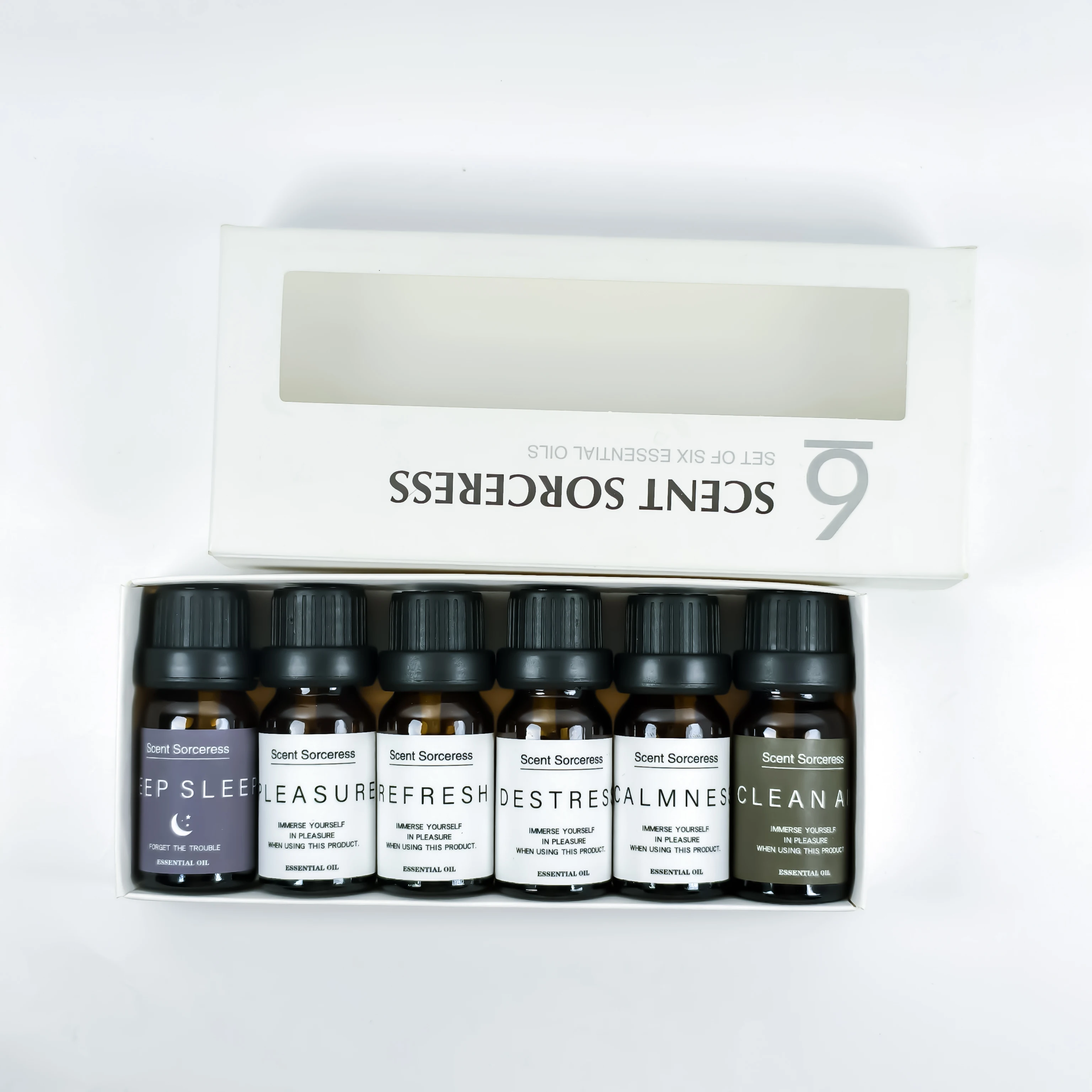 

Набор эфирных масел, 10 мл, 6 шт., чистый воздух, успокаивающий, освежающий разрушение, диффузор для глубокого сна, ароматерапевтическое массажное ароматическое масло