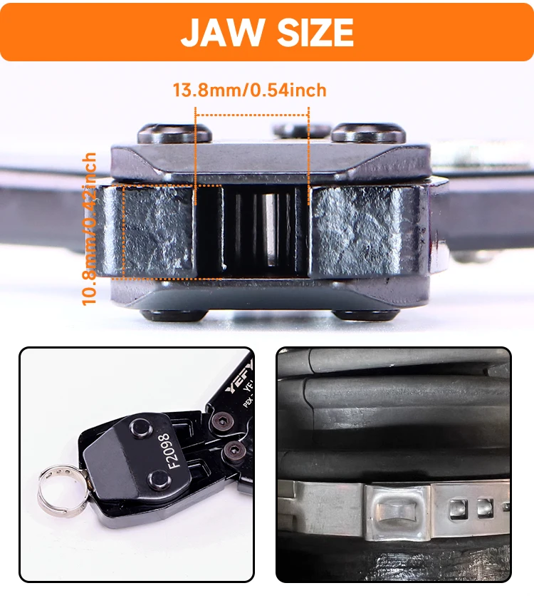 Automotive Ratsche CV Joint Clamp Zange YEJ-KG10 Luft/Wasser Schlauch Befestigungs Zange Edelstahl Klemmen Crimpen/Nutcracker Zange – Detail 3