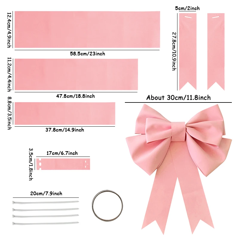 1pc Giant EVA Butterfly Knot Wedding DIY Material Baby Shower Girls Birthday Party Decor Valentine Bow Party Favors Supply — zdjęcie 5