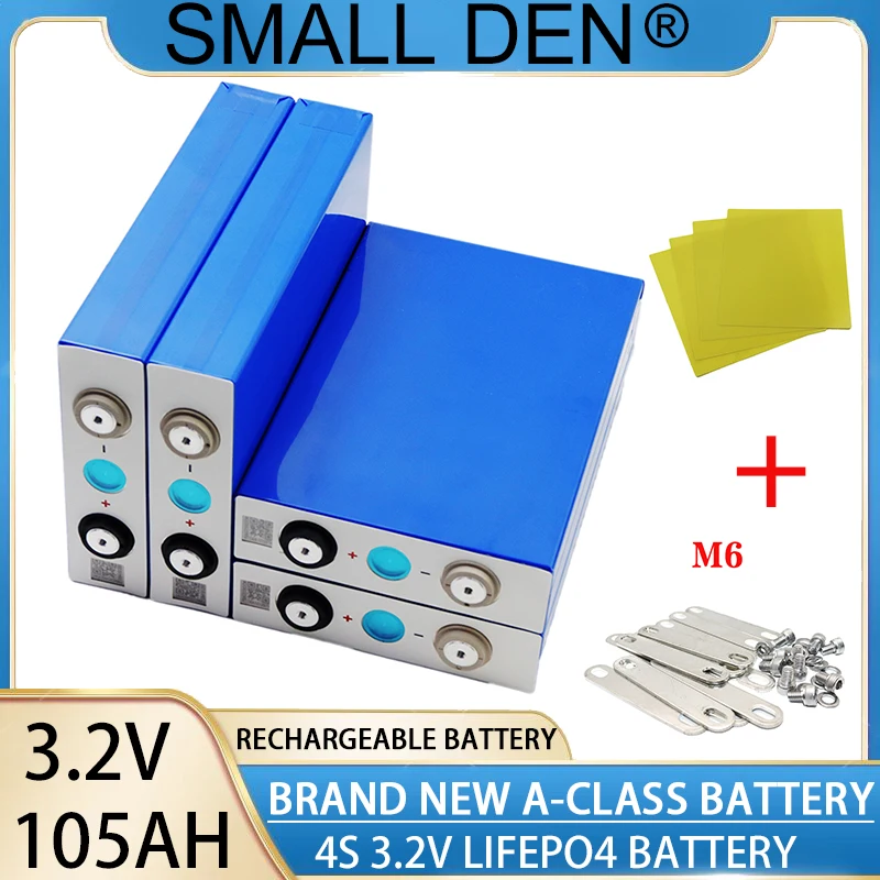 3.2v 105ah A-level Lifepo4 lithium iron phosphate battery DIY 12V 24V 48V RV solar energy storage golf cart battery pack