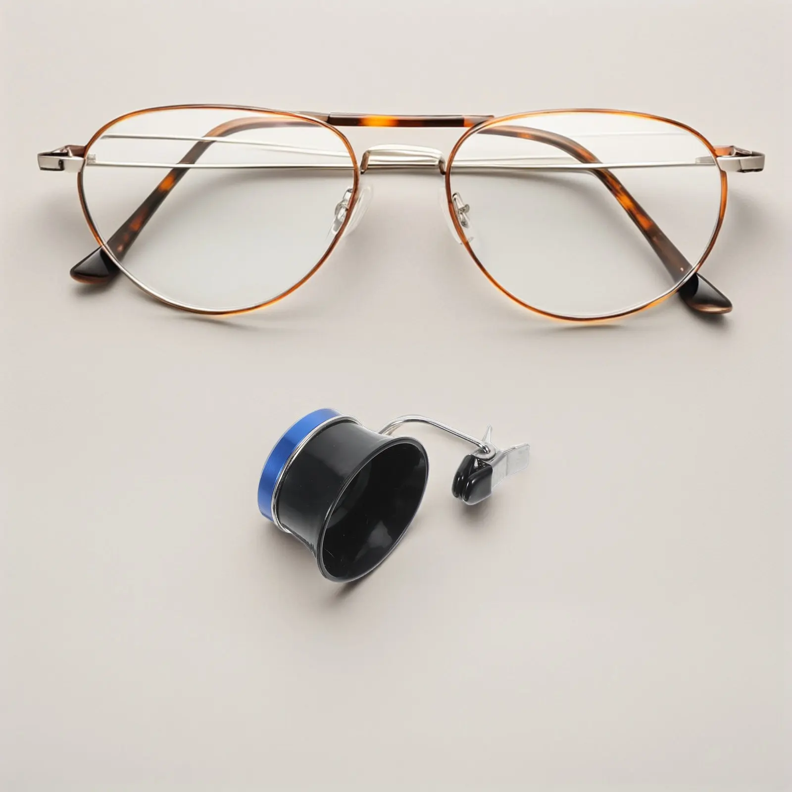 2 pcs Magnifying Magnifier Reading Glass Portable Lens Handheld Halloween Christmas New Year Clip On Magnifier For Glasses 10X