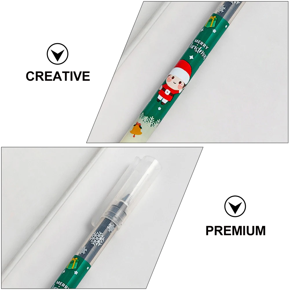 

12pcs Christmas Gel Pens For Students Smooth Ink Writing Pens School Supplies Portable Office Gel Pen Assorted