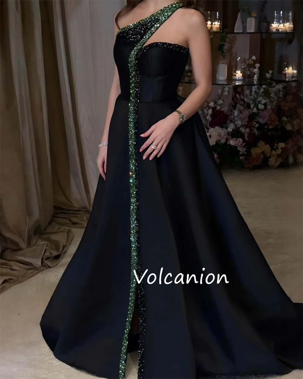 تخصيص عارضة جيرسي مطرزة الطية ألف خط الرسن فساتين طويلة مناسبة مخصصة أنيقة ذات جودة عالية