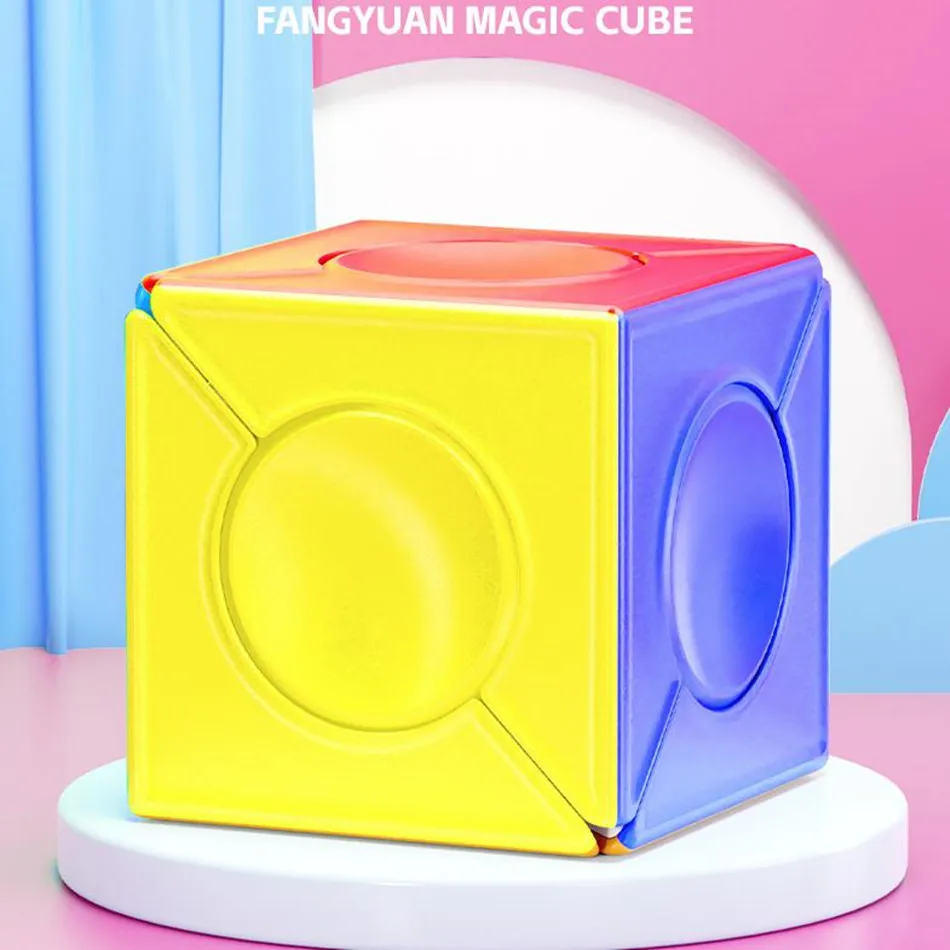 ShengShou FangYuan cubo mágico sin pegatinas 6 seis velocidades de punto cubo mágico rompecabezas profesional juguetes educativos para niños regalo