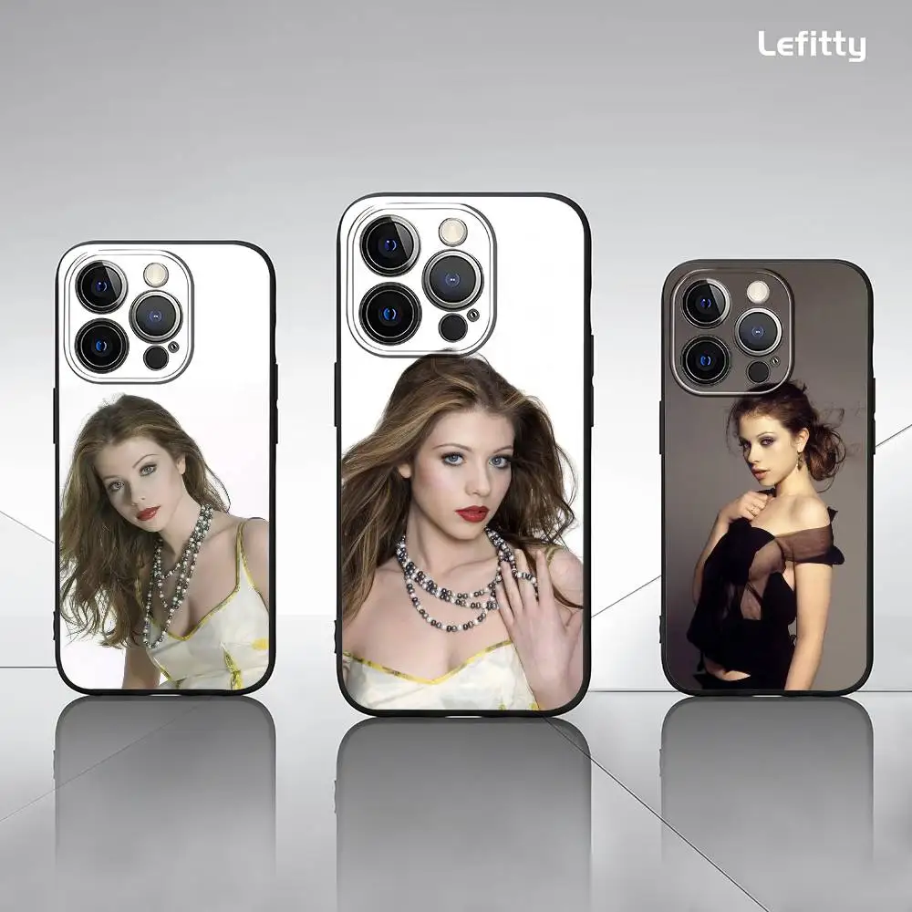 

Hot M-Michelle T-Trachtenberg Phone Case For iPhone 16 15 14 13 Pro Max Plus Mini Frosted Soft Shell Funda Shockproof Cases