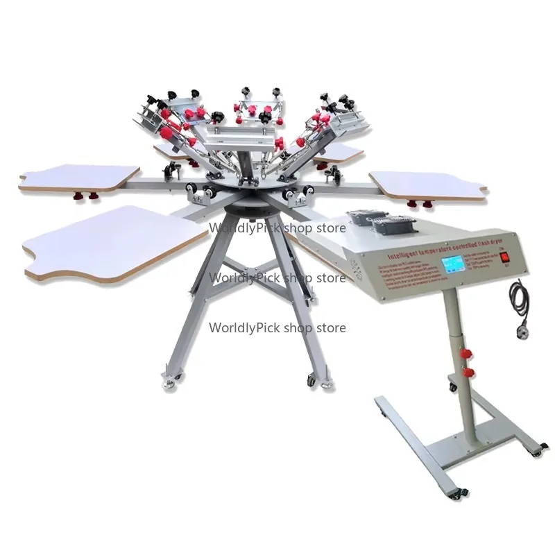 

High Precision Silkscreen Printing Kits Rotary Screen Print Machines for Small Business