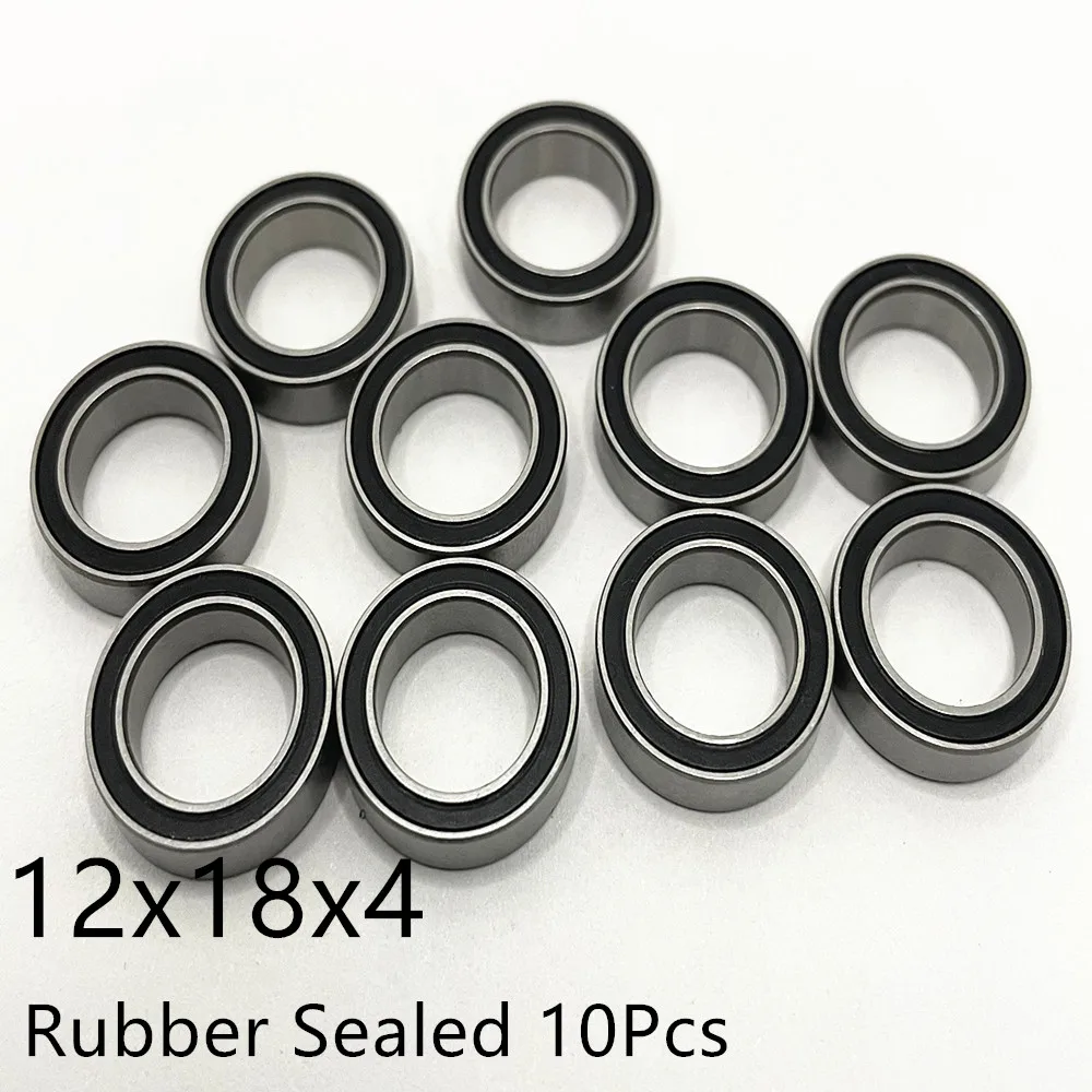 

Bearings 12x18x4mm 6701-2RS Winter Evening Rubber Sealed Bearings (10 Pcs ) for Traxxas 5120