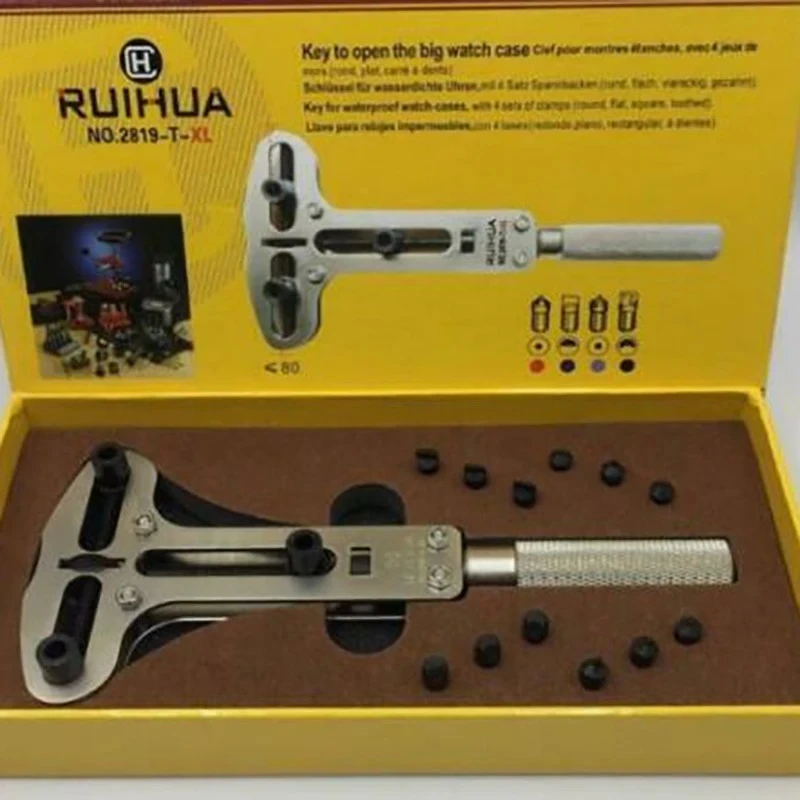 

Набор инструментов для ремонта часов, открывалка корпуса наручных часов, регулируемая задняя крышка винта, разборный ключ, инструмент для ремонта