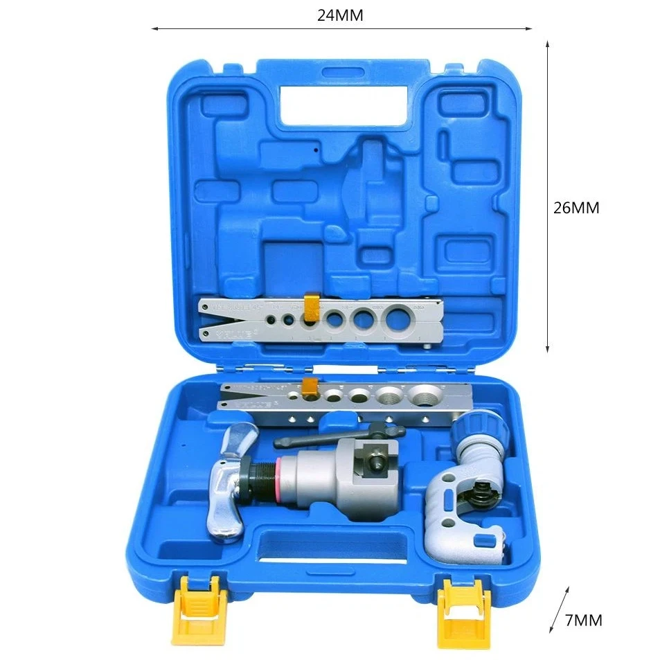 VFT-808U Flaring Tool Kit for AC Repair with VTC-32 Cutter Professional Grade