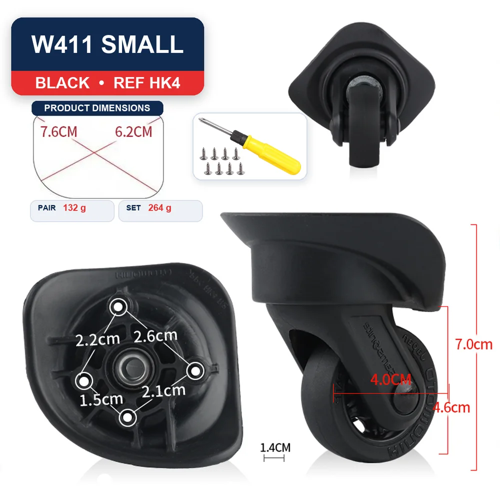 Replacement Luggage Wheel For Samsonite R05-HK4 For Samsonite R05 For Samsonite HK4 Caster Repair Part