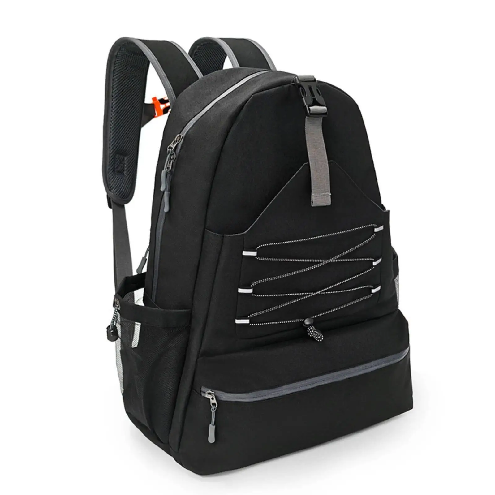 Backpack with Lower Compartment Large Capacity Sports Backpack Structured Pickleball Bag for Journeyers, Commuters, Outdoor