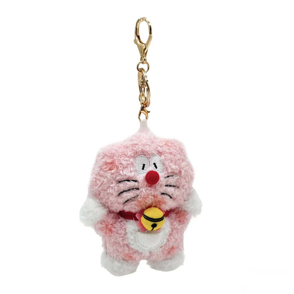 Doraemon Sakura Cherry Blossom Style Plush Doll Keychain Doraemon Cute Stuffed Doll Pendant Hanging Ornament Soft Toy Gift view 5