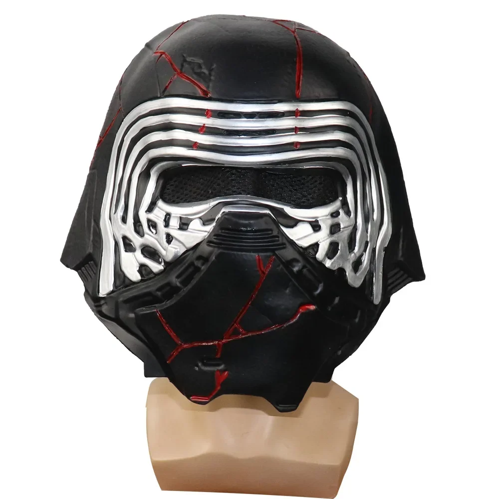 Anime Kylo Ren Helmet Cosplay The Rise of Skywalker Mask Props Helmets Masks Carnival Party Prop