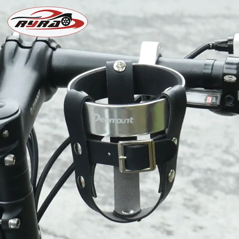 Cycling Cup Holder Black Adjustable Length Install Firmly Convenient Storage Of Cups Two-color Optional Storage Tool Cages Brown