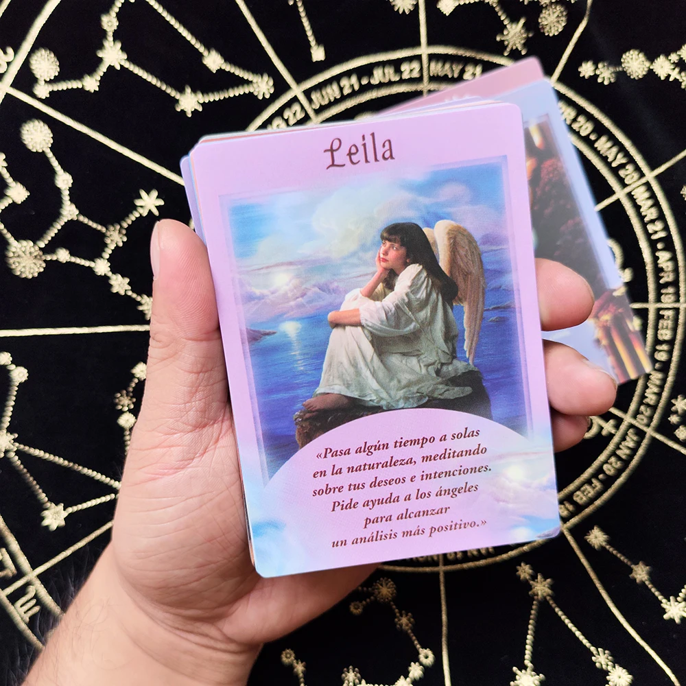 Messages from Your Angels: Oracle Cards - Premium Spanish Deck , High-Quality Print, and Powerful Angelic Messages