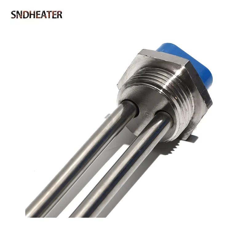 SNDHEATER 1 "NPT موضوع خزان المياه عنصر التدفئة الجهد المنخفض 12 فولت 120 فولت الشمسية U نوع الغليان المقاومة 150/300/1000/2000 واط 180 مللي متر
