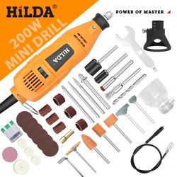 Electric Mini Drill Grinder Engraving Pen Mini Drill Electric Rotary Tool Grinding Machine Accessories