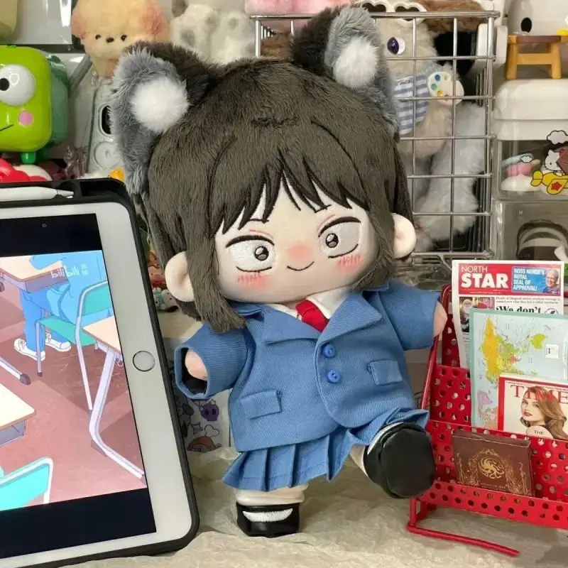 Recheado 20cm jogo anime pular e mocassim lwakura mitsumi shima sosuke corpo boneca de pelúcia brinquedo macio vestir-se algodão presente do miúdo