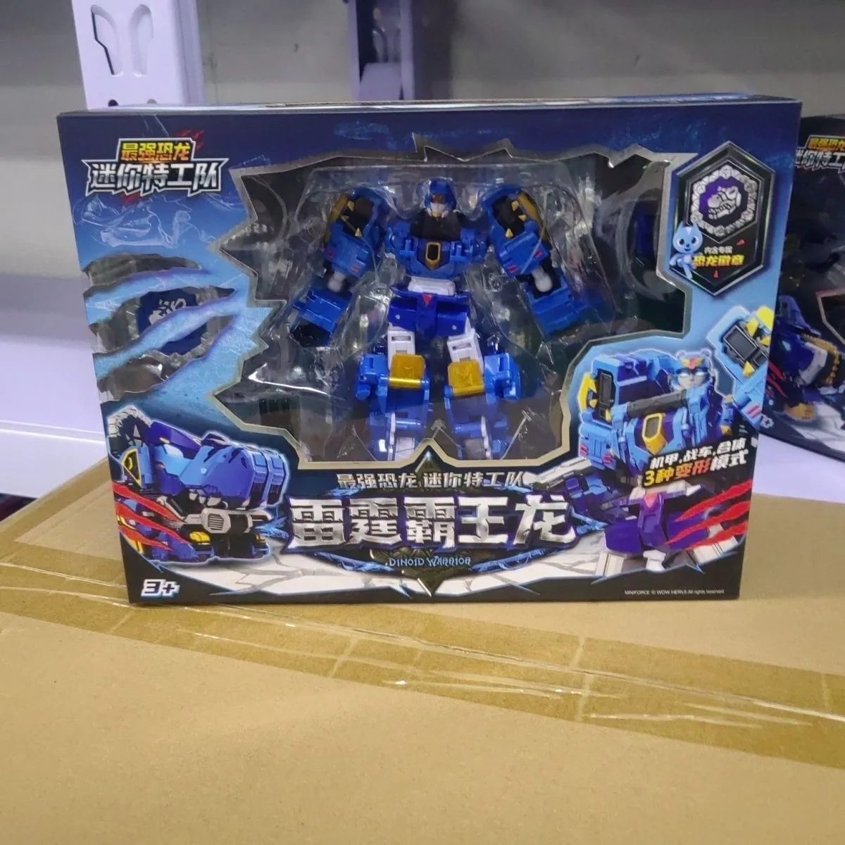 MiniForce Dinoid Warrior Transformatie Robot Dinosaurus Model REX KAISER Mini Force Vervorming Headbot Giganoto Dino Speelgoed