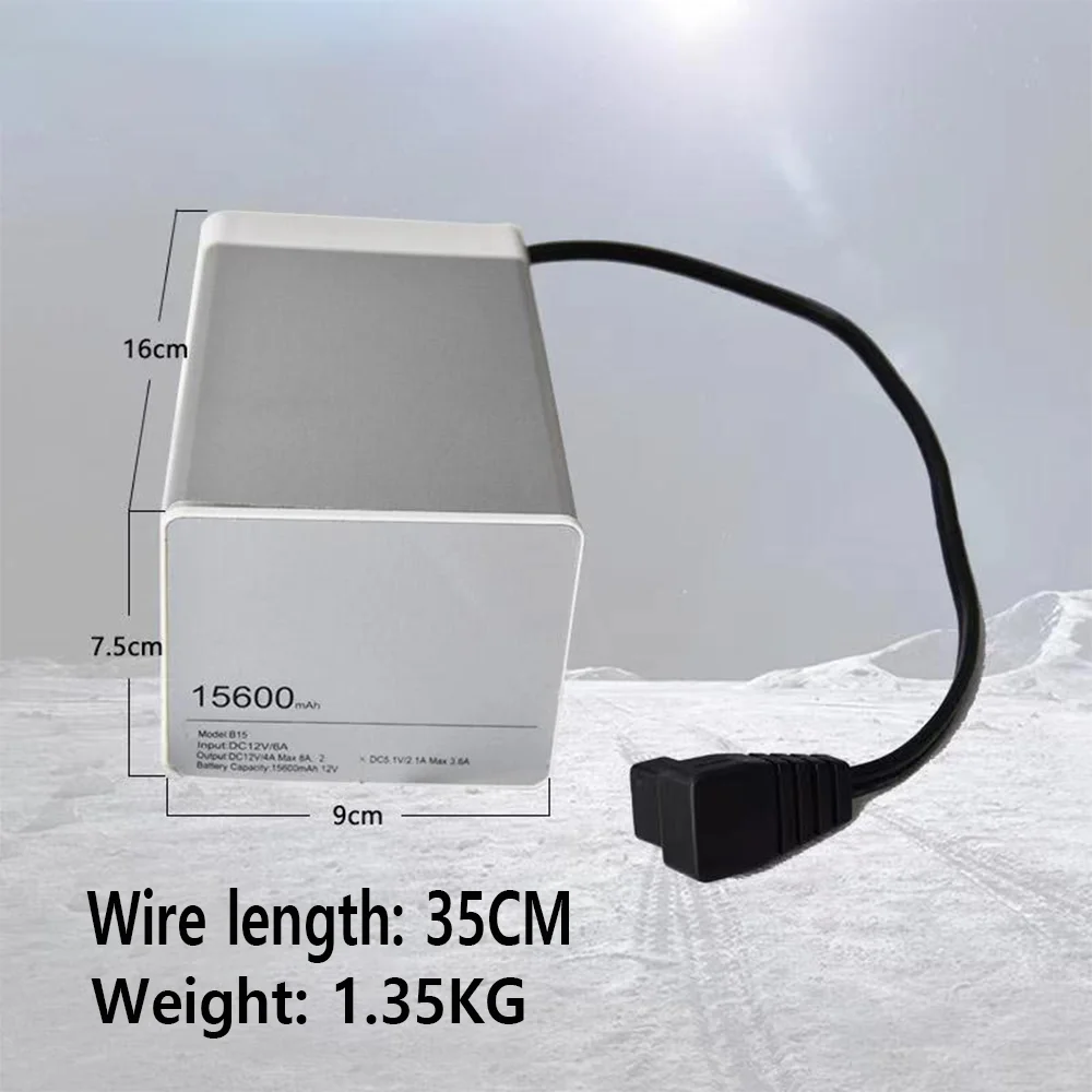 ثلاجة سيارة منزلية من Alpicool، بطارية ليثيوم مخصصة، بنك طاقة خارجي محمول، ثلاجة سيارة خارجية صغيرة #3