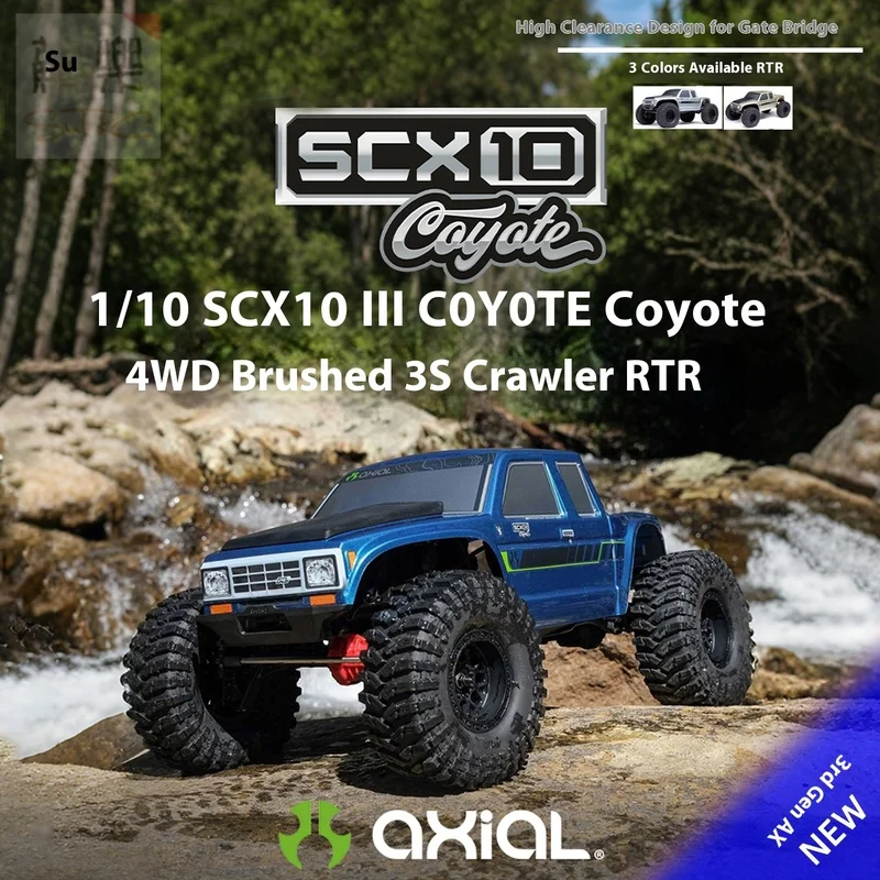 

Axial 1/10 Scx10 Iii Coyote Coyote Third Generation Remote Control Electric Climbing Vehicle Off Road Vehicle Rtr
