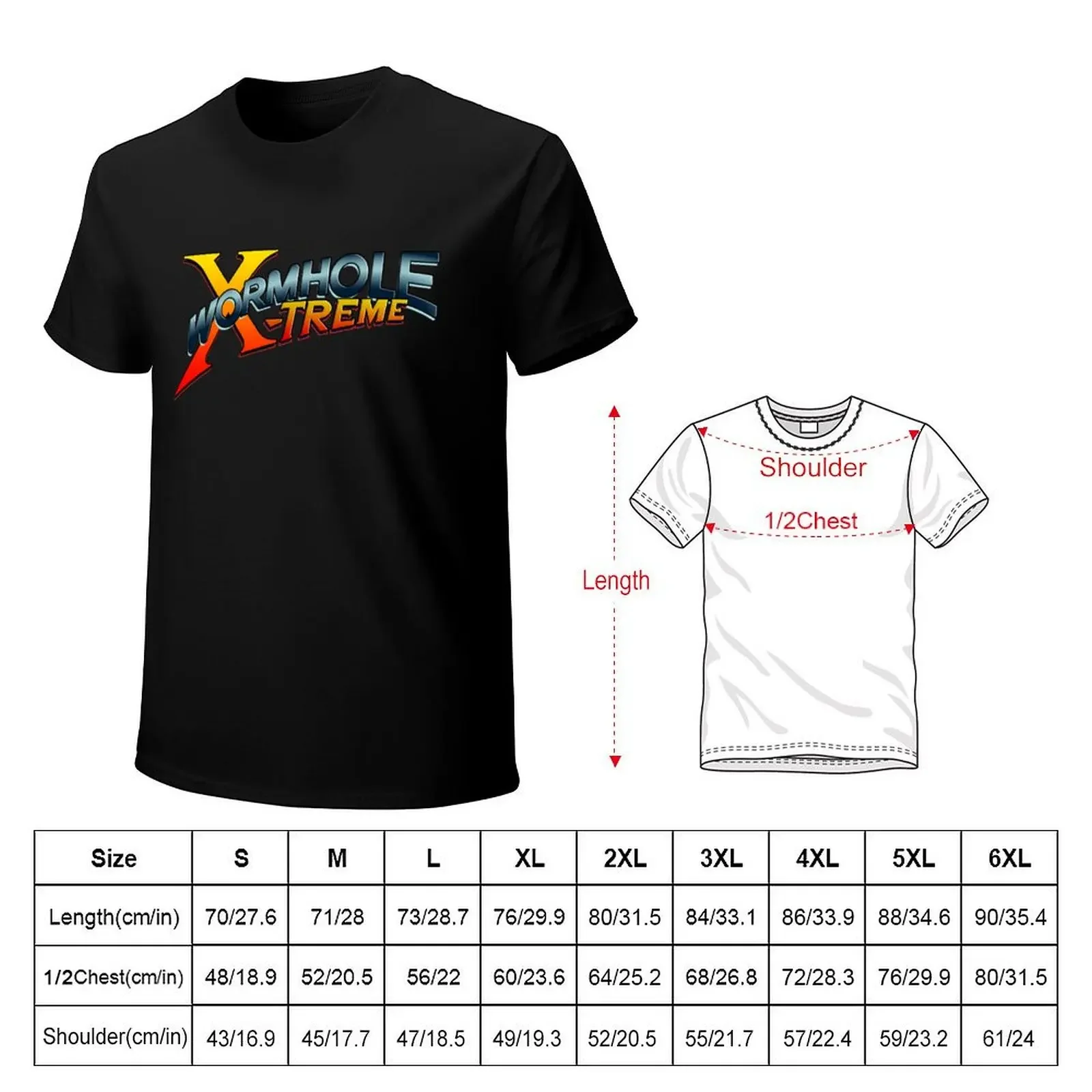 Wormhole Xtreme T-Shirt baggy shirts korean fashion t shirts for men